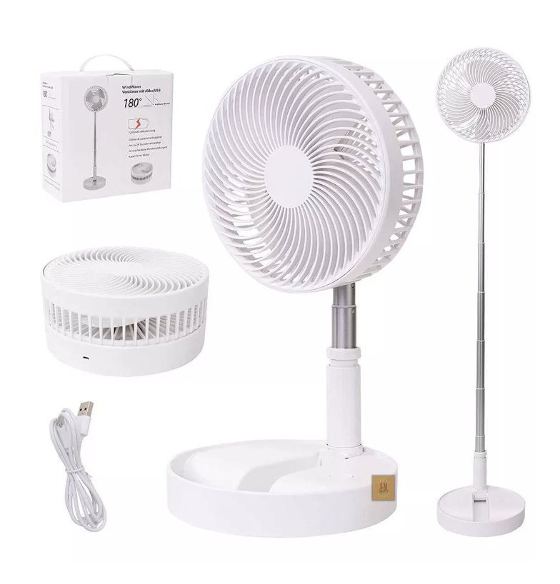 Miniatura 3 de Ventilador portátil plegable recargable